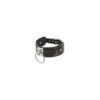 Collier fétichiste avec anneau métal pour laisse 